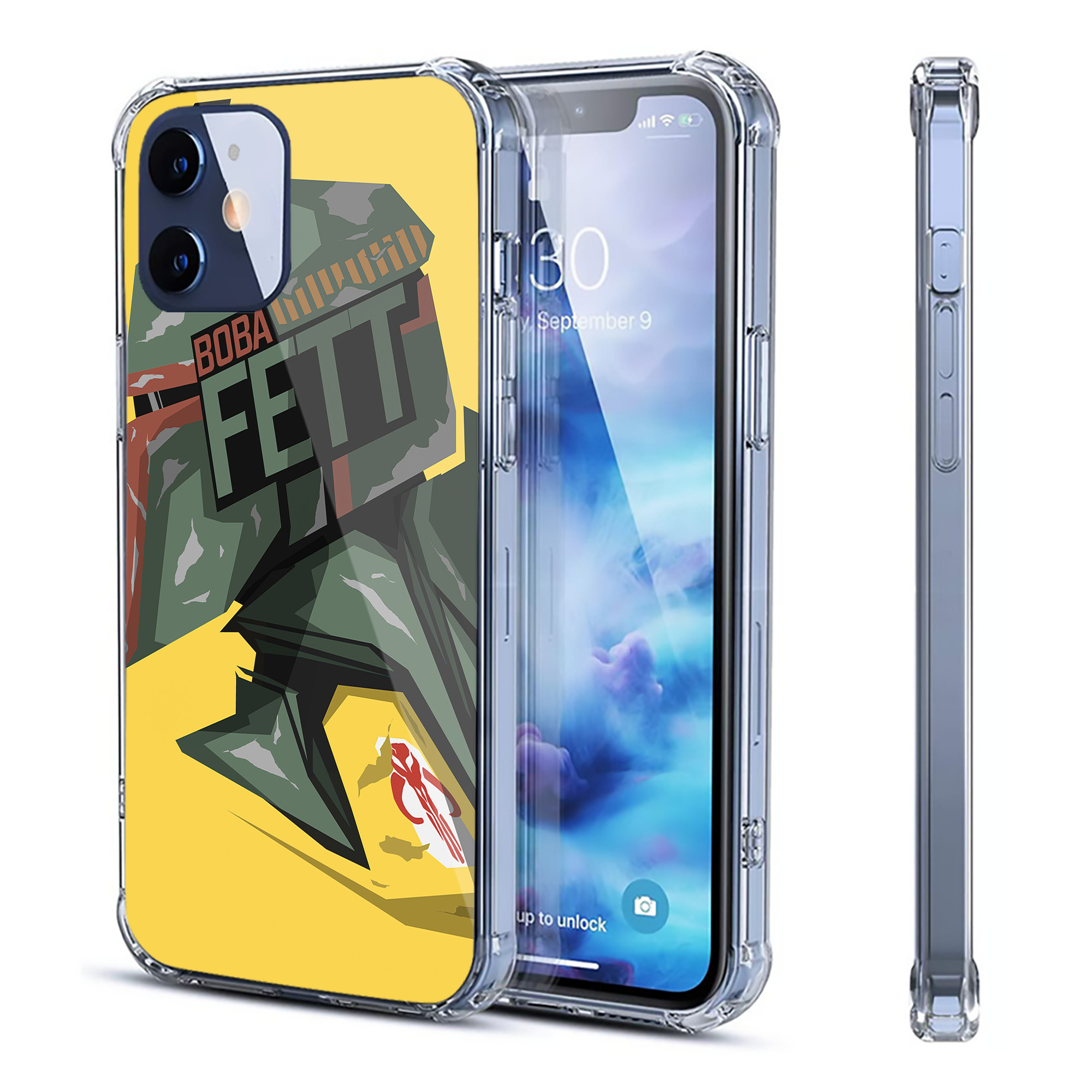 （画像用） スター・ウォーズ Star Wars 【iPhone 12シリーズ対応】透明スマホケース（クリアソフトケース）